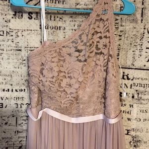 Bridesmaids dress dusty rose